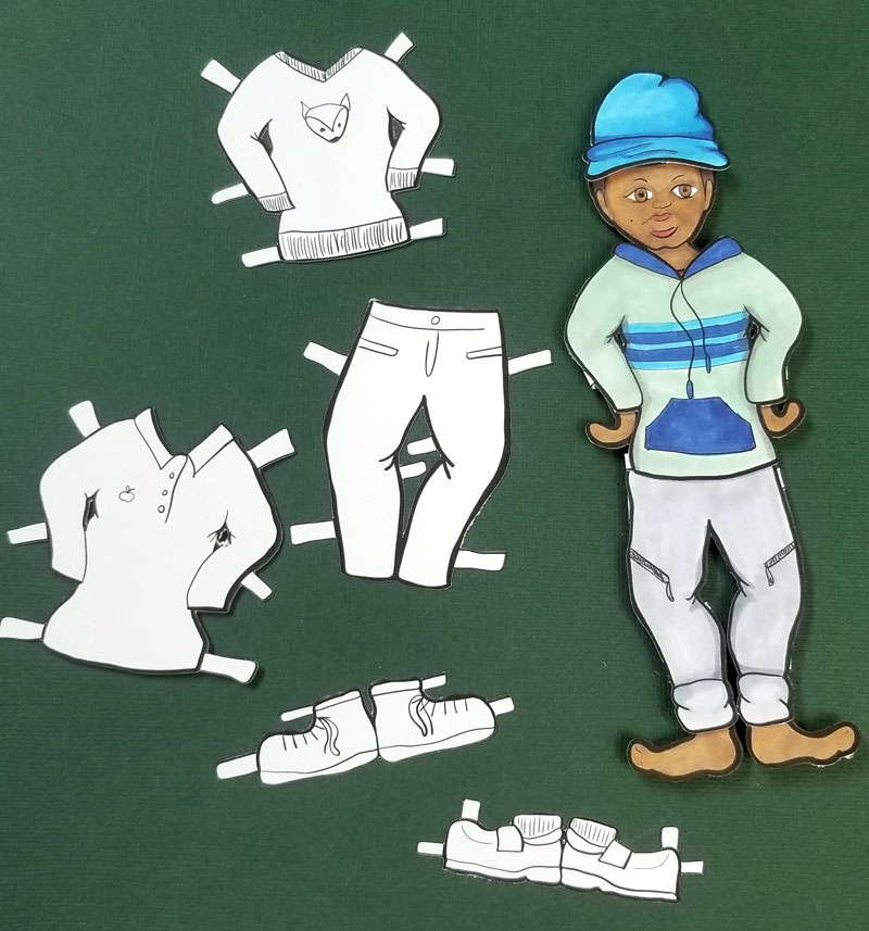 Printable Paper Dolls Boy & Girl Dress up Dolls for Four Seasons Weather  Activities Crafts and Coloring Pages for Kids PDF and PNG 