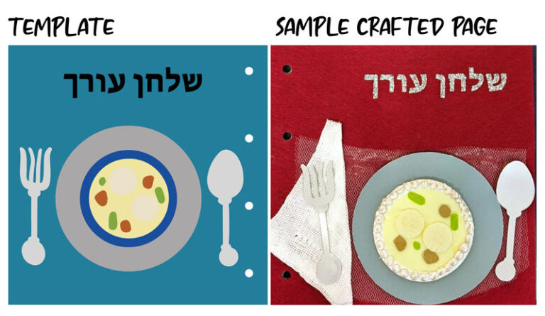 Sensory Haggadah Template – Shop Moms &amp; Crafters
