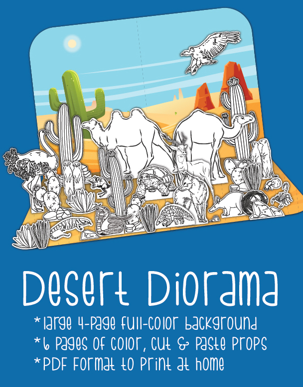 Desert Diorama – Printable Kids Activity