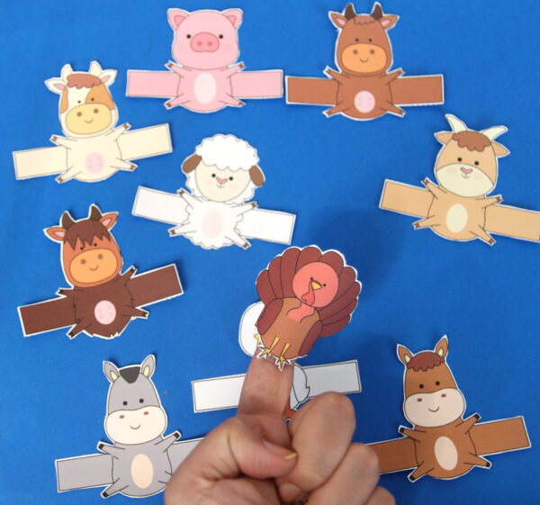 10 Farm Animal Finger Puppets - Image 4