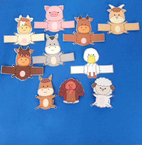 10 Farm Animal Finger Puppets - Image 7