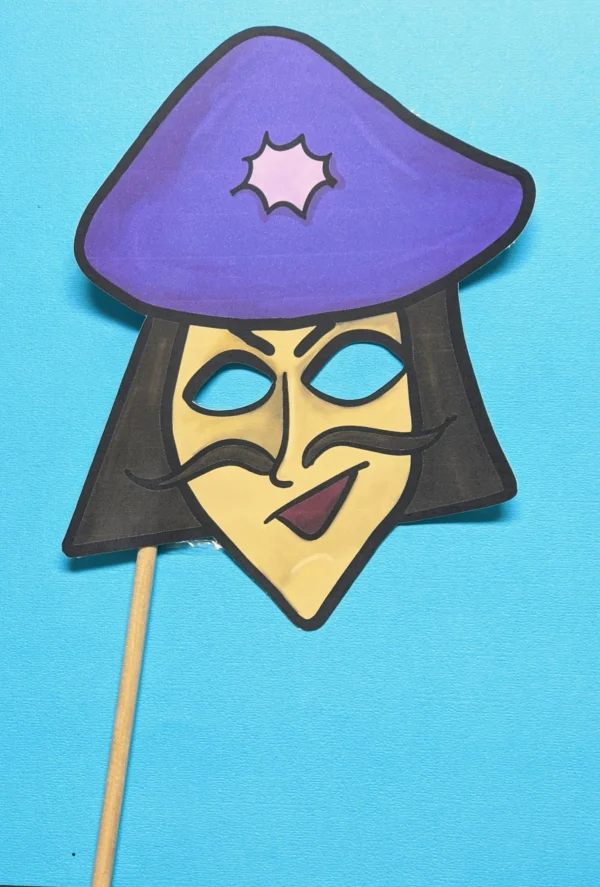 9 Printable PURIM Masks FULL COLOR - Purim Story Characters - Image 5