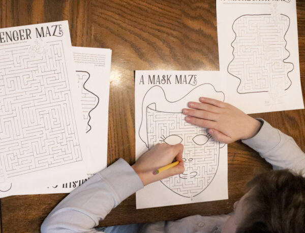 Purim Mazes - Printable Fun Pages & Activities - Image 7