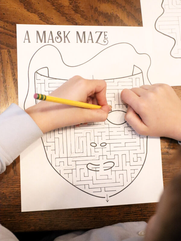 Purim Mazes - Printable Fun Pages & Activities - Image 6