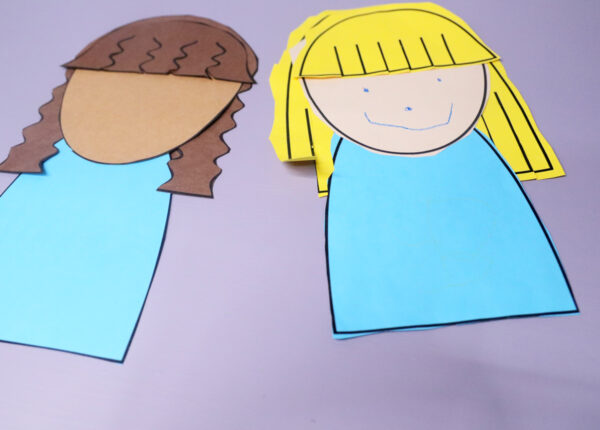 Hairstyle Cutting Craft and Scissors Skills Self Portrait Activity - Image 10