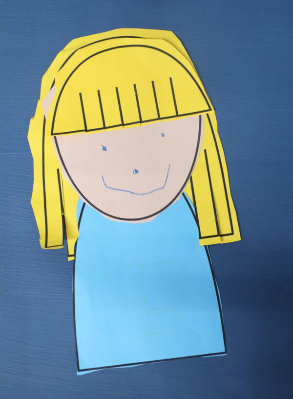 Hairstyle Cutting Craft and Scissors Skills Self Portrait Activity - Image 13