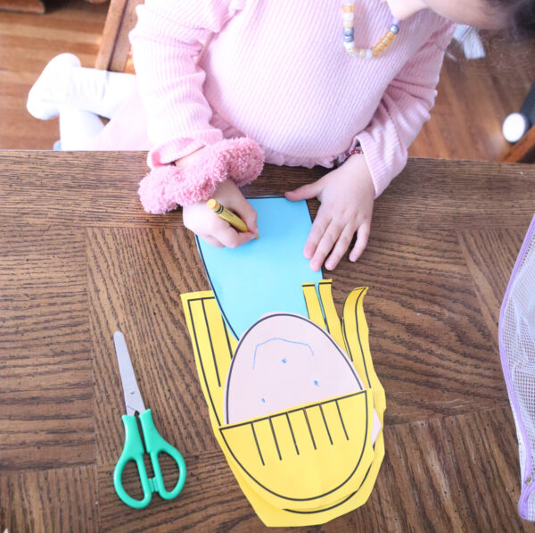 Hairstyle Cutting Craft and Scissors Skills Self Portrait Activity - Image 7