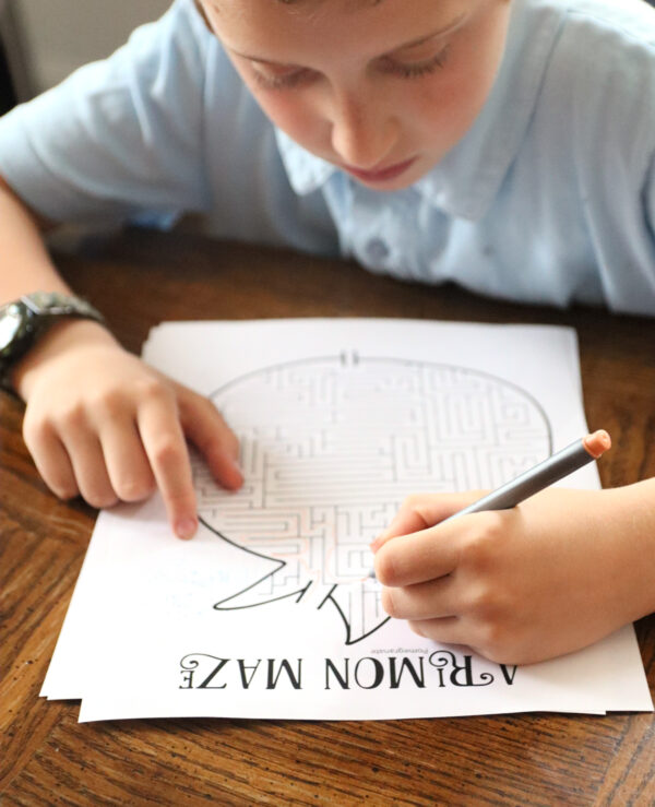 Rosh Hashanah Mazes | Printable High Holidays and Jewish Activity Worksheets for Kids | Fun Pages - Image 3