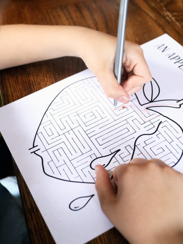 Rosh Hashanah Mazes | Printable High Holidays and Jewish Activity Worksheets for Kids | Fun Pages - Image 8