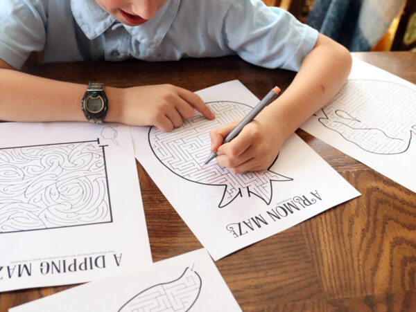 Rosh Hashanah Mazes | Printable High Holidays and Jewish Activity Worksheets for Kids | Fun Pages - Image 11