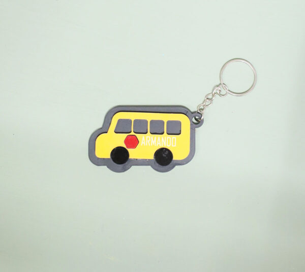 Layered School Bus SVG | Acrylic Keychain Laser Cut File | Cricut Cut Files - Image 4