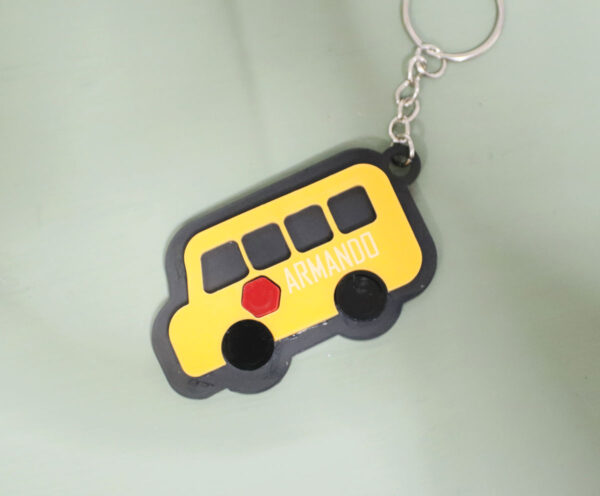 Layered School Bus SVG | Acrylic Keychain Laser Cut File | Cricut Cut Files - Image 5