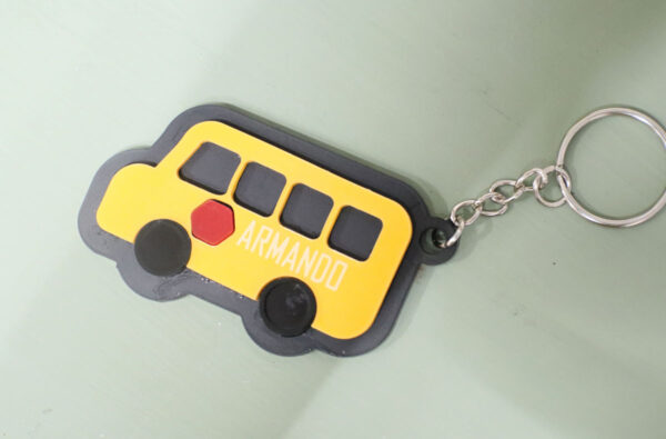 Layered School Bus SVG | Acrylic Keychain Laser Cut File | Cricut Cut Files - Image 6