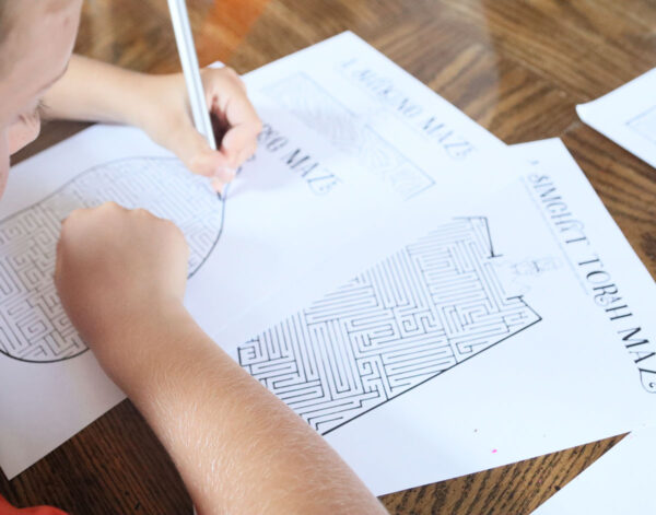 Sukkot Mazes | Printable High Holidays Fun Pages - Image 7