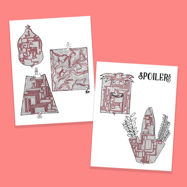 Sukkot Mazes | Printable High Holidays Fun Pages - Image 3