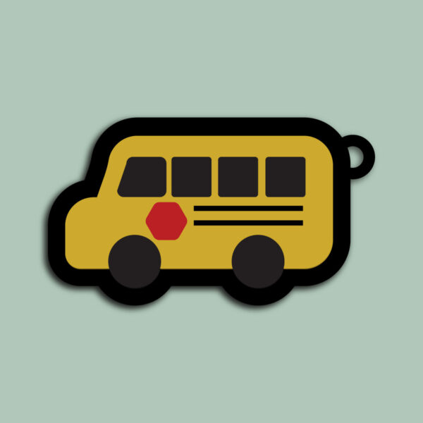 Layered School Bus SVG | Acrylic Keychain Laser Cut File | Cricut Cut Files - Image 3