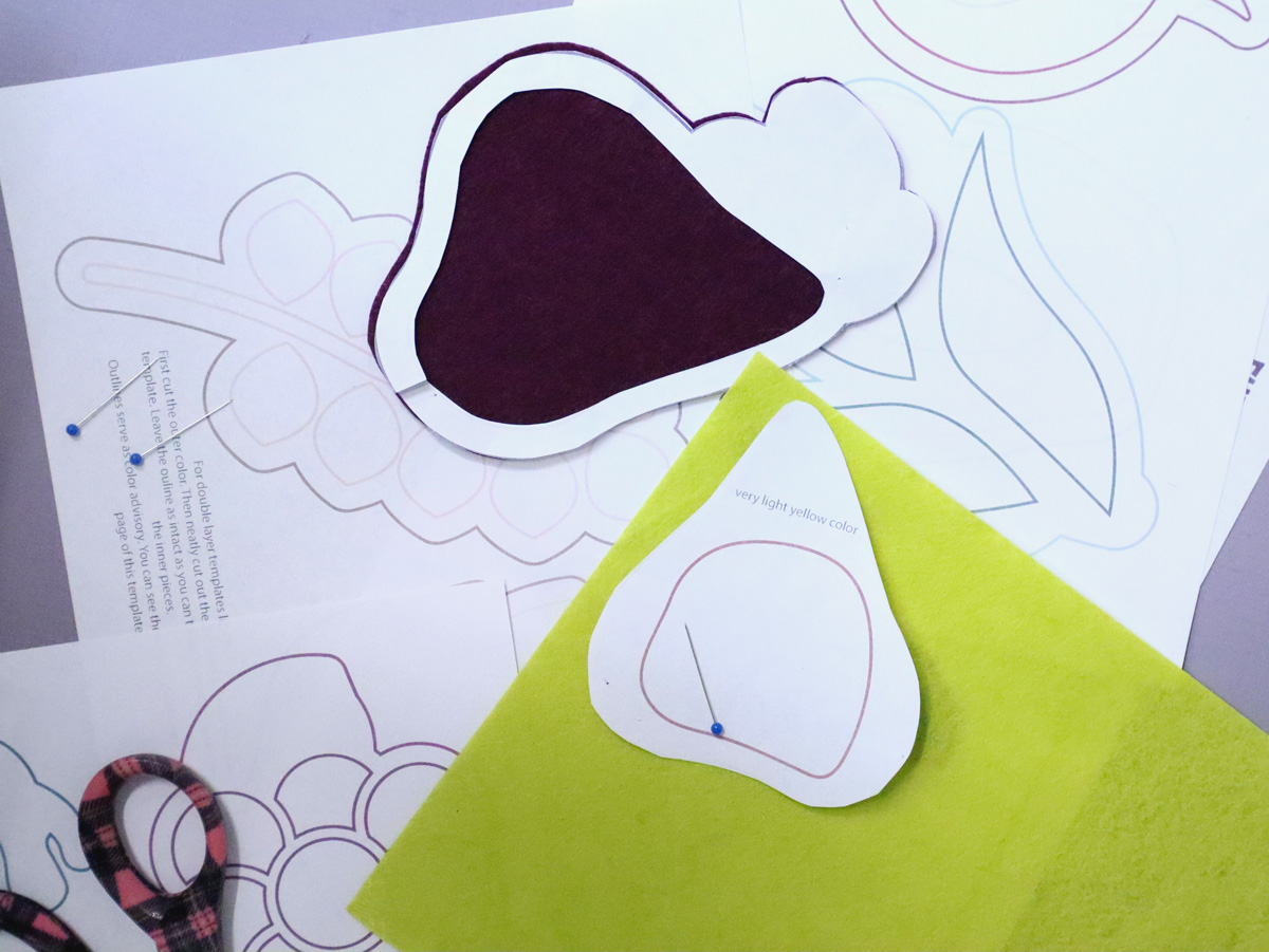 Felt Shivat Haminim 7 Species of Israel Craft Template - SVG & PDF - Image 7