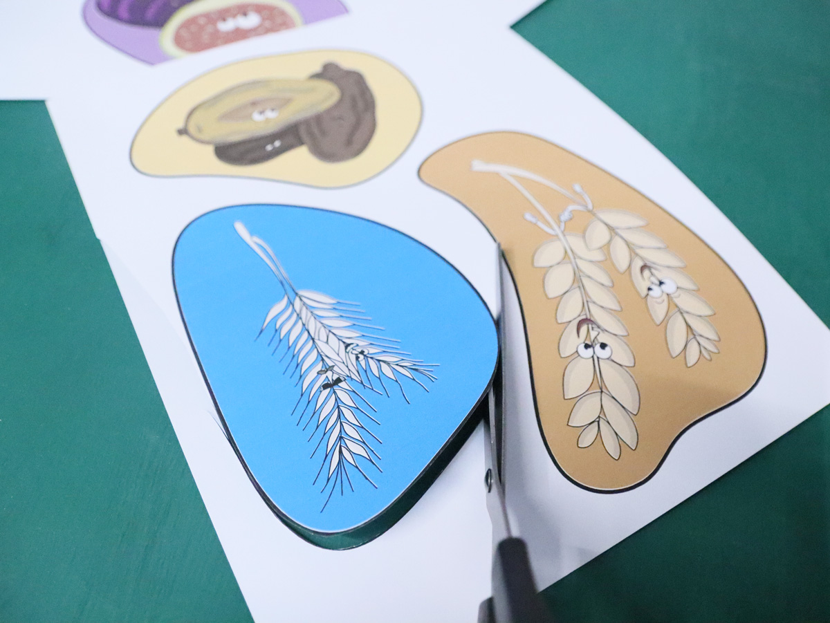 FULL COLOR 7 Species of Israel Craft - Shivat Haminim Printable Puppets - Image 4