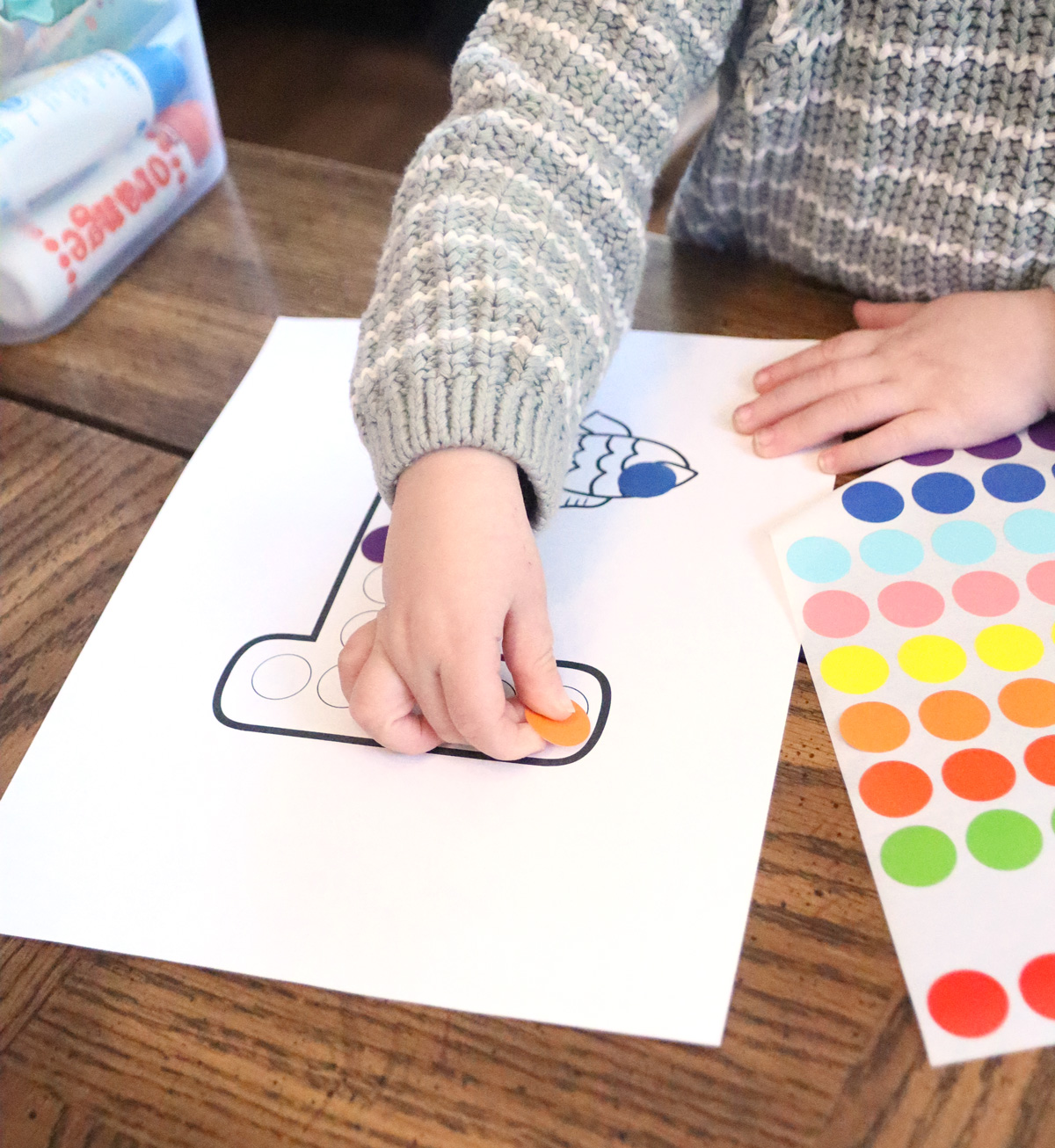 Aleph Bet Do a Dot Sheets - Hebrew School Coloring Pages and Activities - Image 8