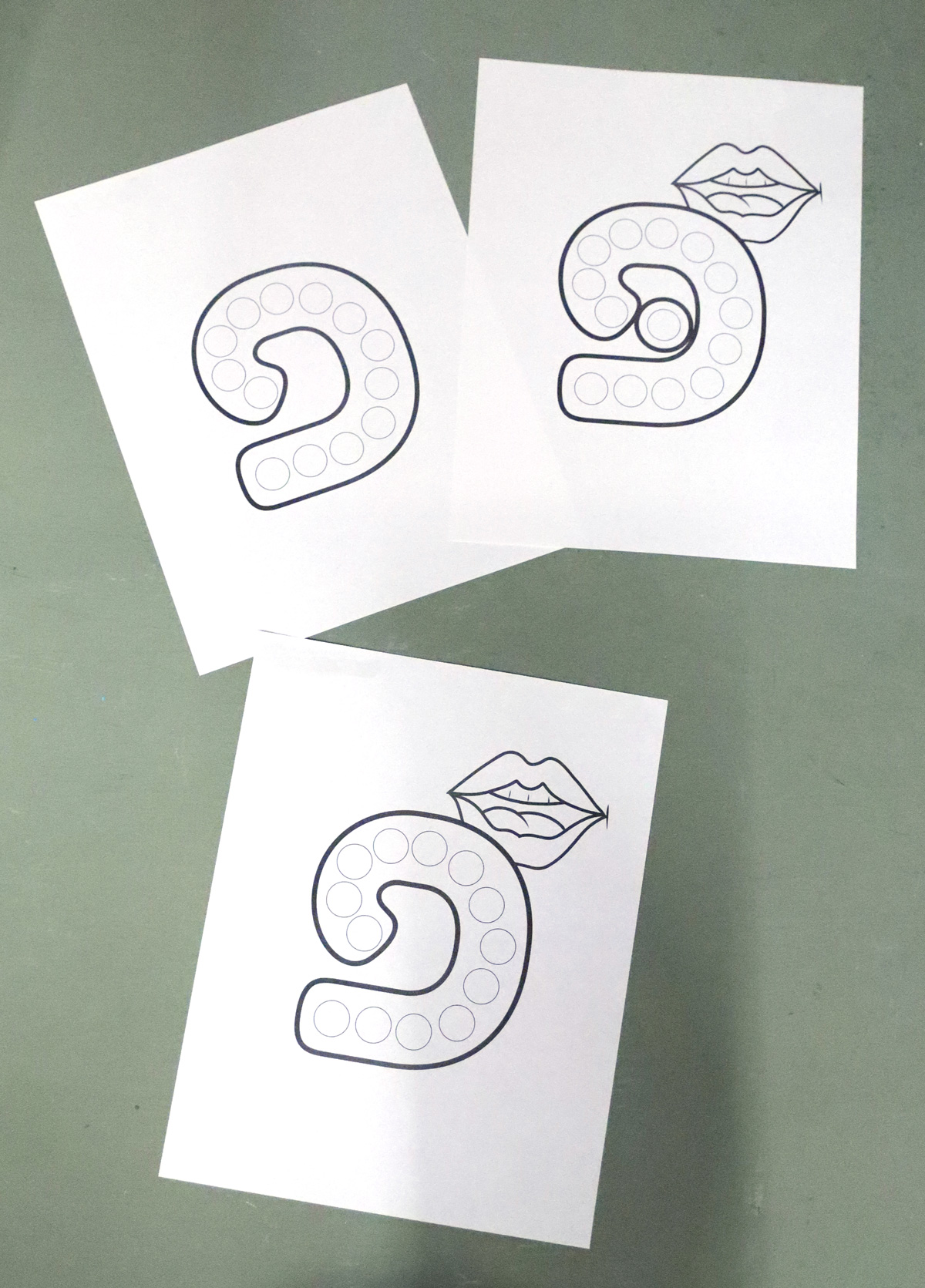 Aleph Bet Do a Dot Sheets - Hebrew School Coloring Pages and Activities - Image 10