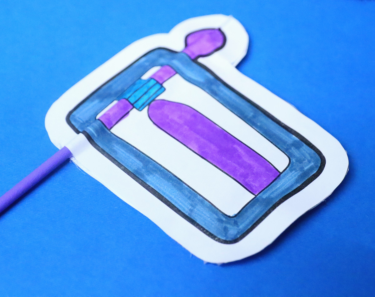 8 Purim Paper Graggers Craft Template - Coloring Pages and Crafts - Image 21