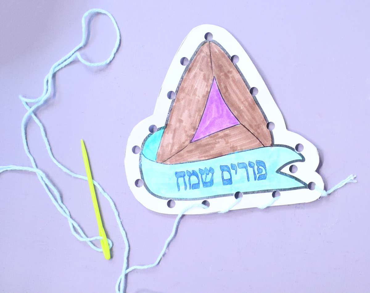 8 Purim Paper Graggers Craft Template - Coloring Pages and Crafts - Image 8