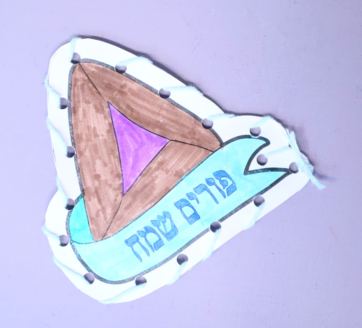 8 Purim Paper Graggers Craft Template - Coloring Pages and Crafts - Image 9