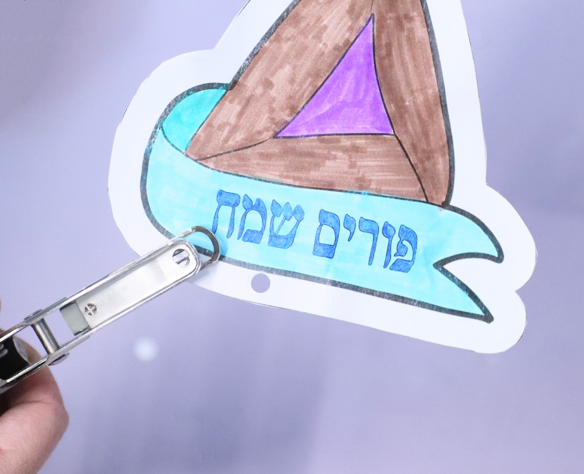 8 Purim Paper Graggers Craft Template - Coloring Pages and Crafts - Image 7