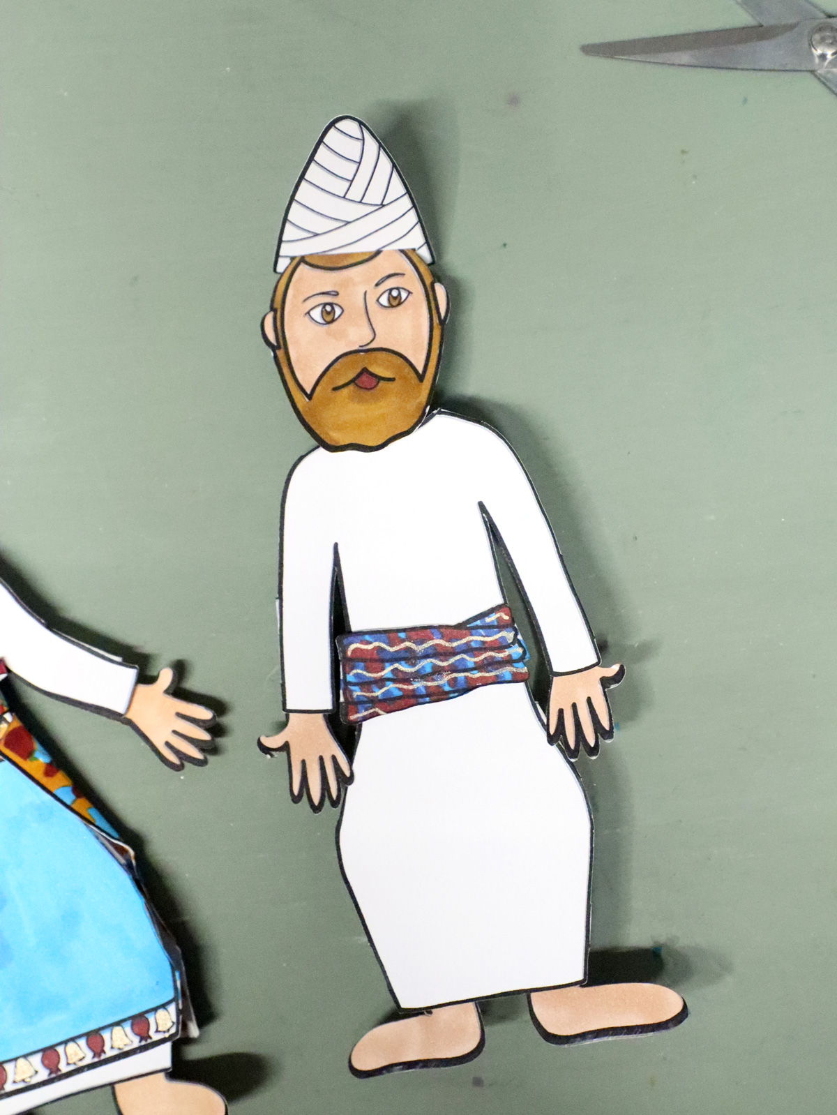 Priestly Garments Paper Dolls | High Priest and Common Priest (Kohen Gadol, Hedyot) Layered Clothing for Parshat Tetzaveh - Image 14