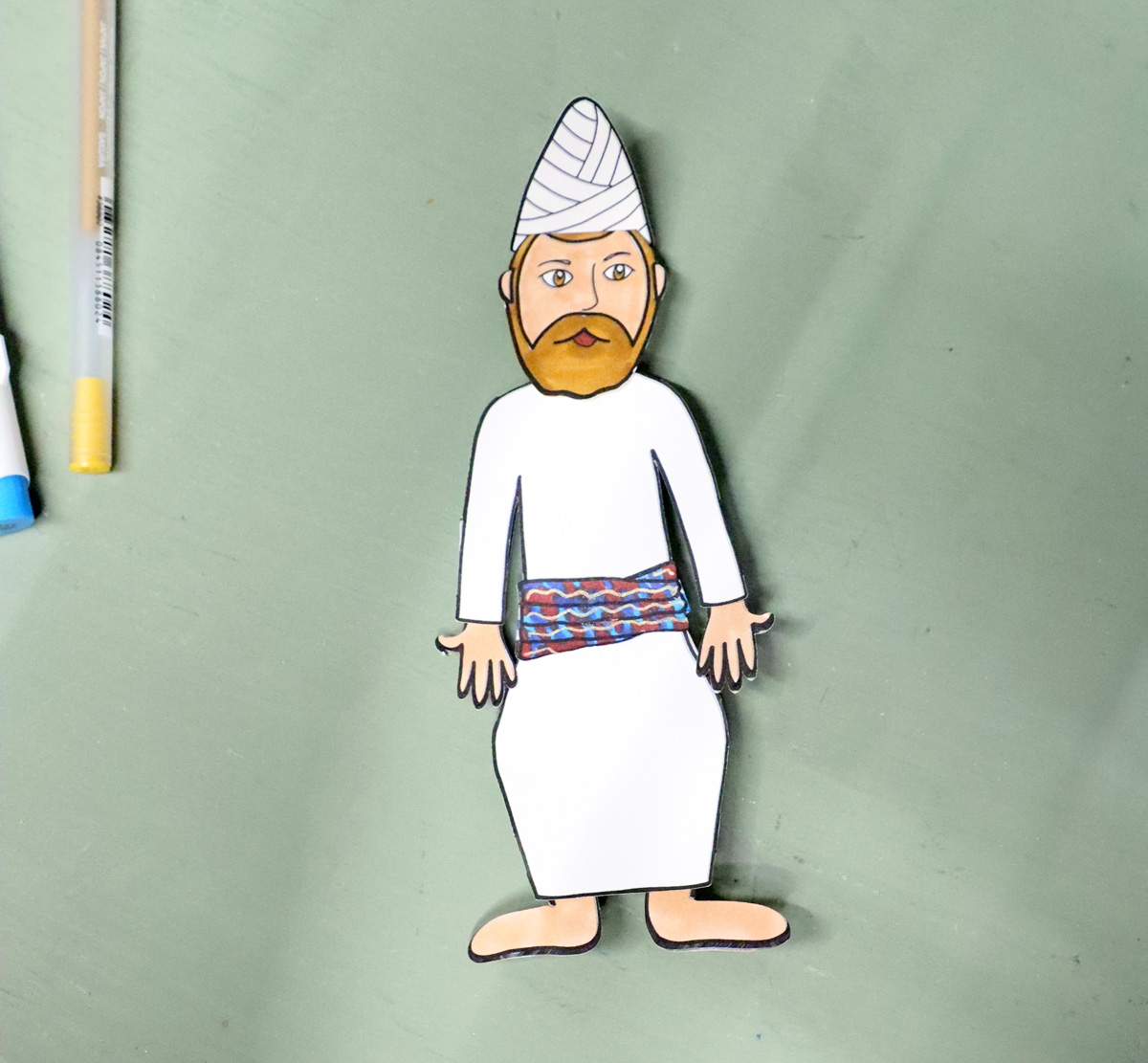 Priestly Garments Paper Dolls | High Priest and Common Priest (Kohen Gadol, Hedyot) Layered Clothing for Parshat Tetzaveh - Image 8