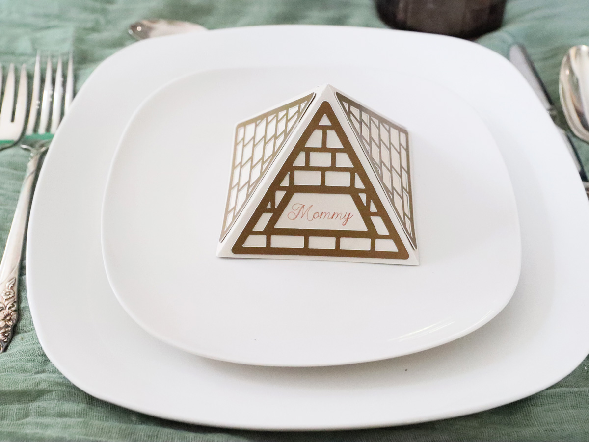 Great Pyramids of Egypt Passover Place Cards SVG and Printable | Cut File and PDF for Pesach - Image 16