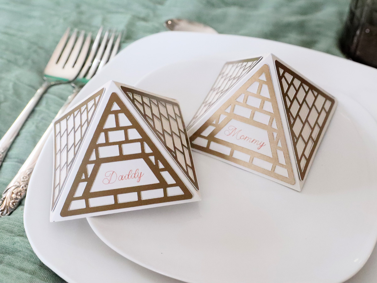 Great Pyramids of Egypt Passover Place Cards SVG and Printable | Cut File and PDF for Pesach - Image 17