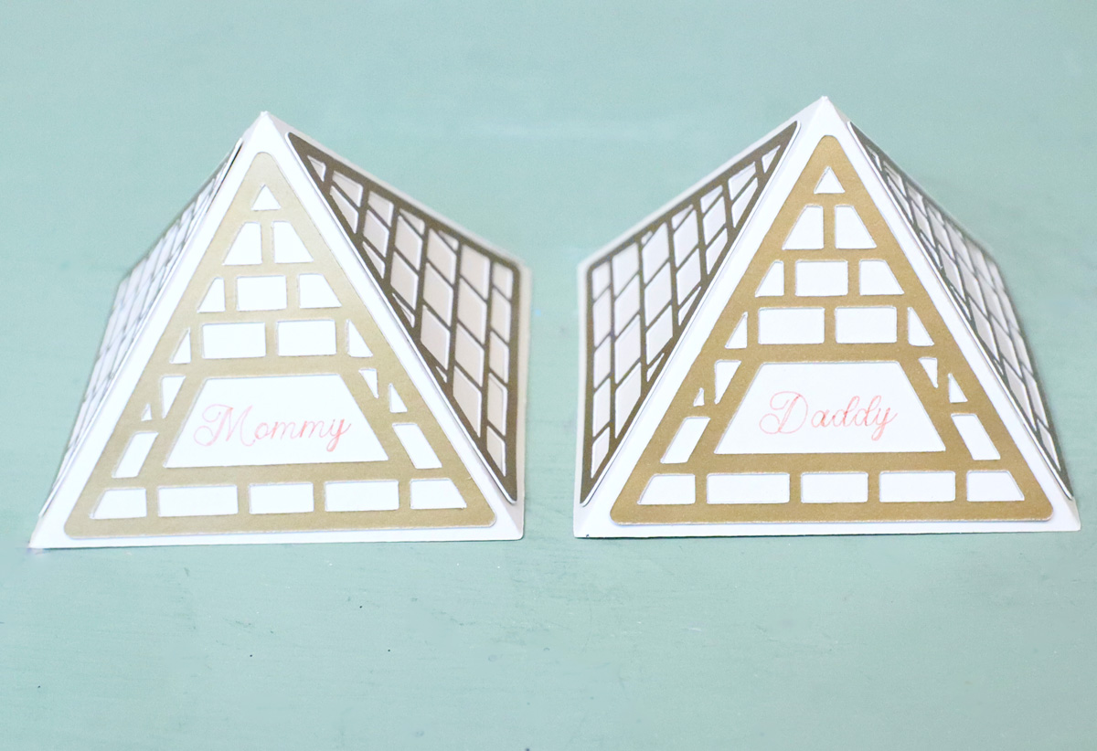 Great Pyramids of Egypt Passover Place Cards SVG and Printable | Cut File and PDF for Pesach - Image 24