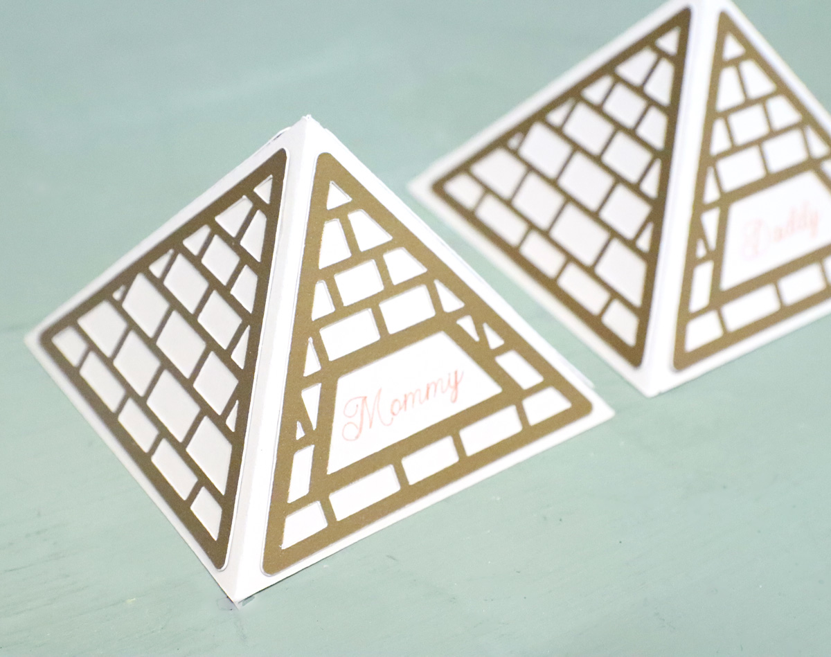 Great Pyramids of Egypt Passover Place Cards SVG and Printable | Cut File and PDF for Pesach - Image 25